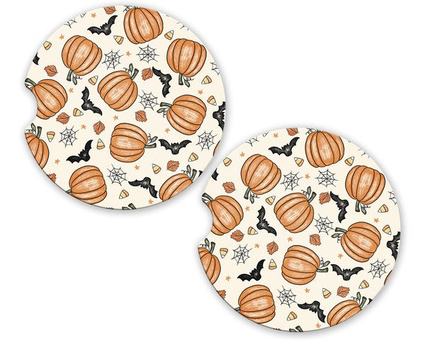 Happy Halloween Car Coasters