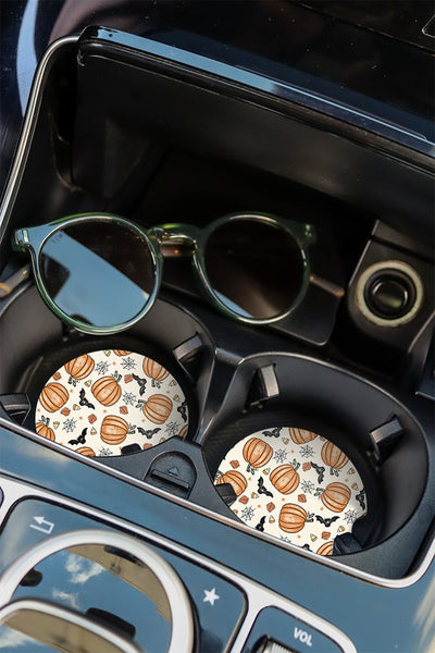 Happy Halloween Car Coasters