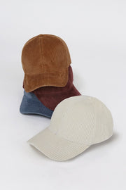 Everyday Corduroy Baseball Cap (Multi Colors)